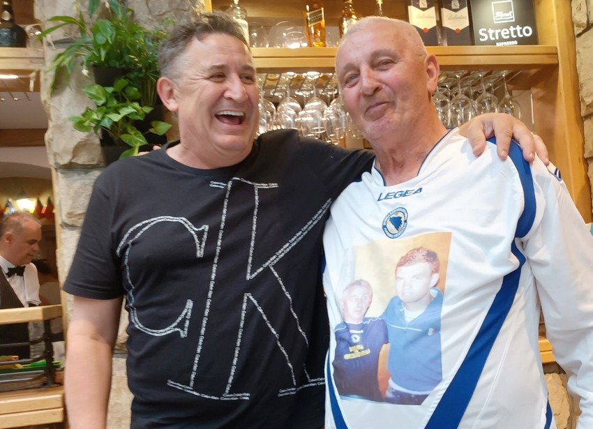 Kasim Grgić Cojle i pevač Semir Cerić Koke