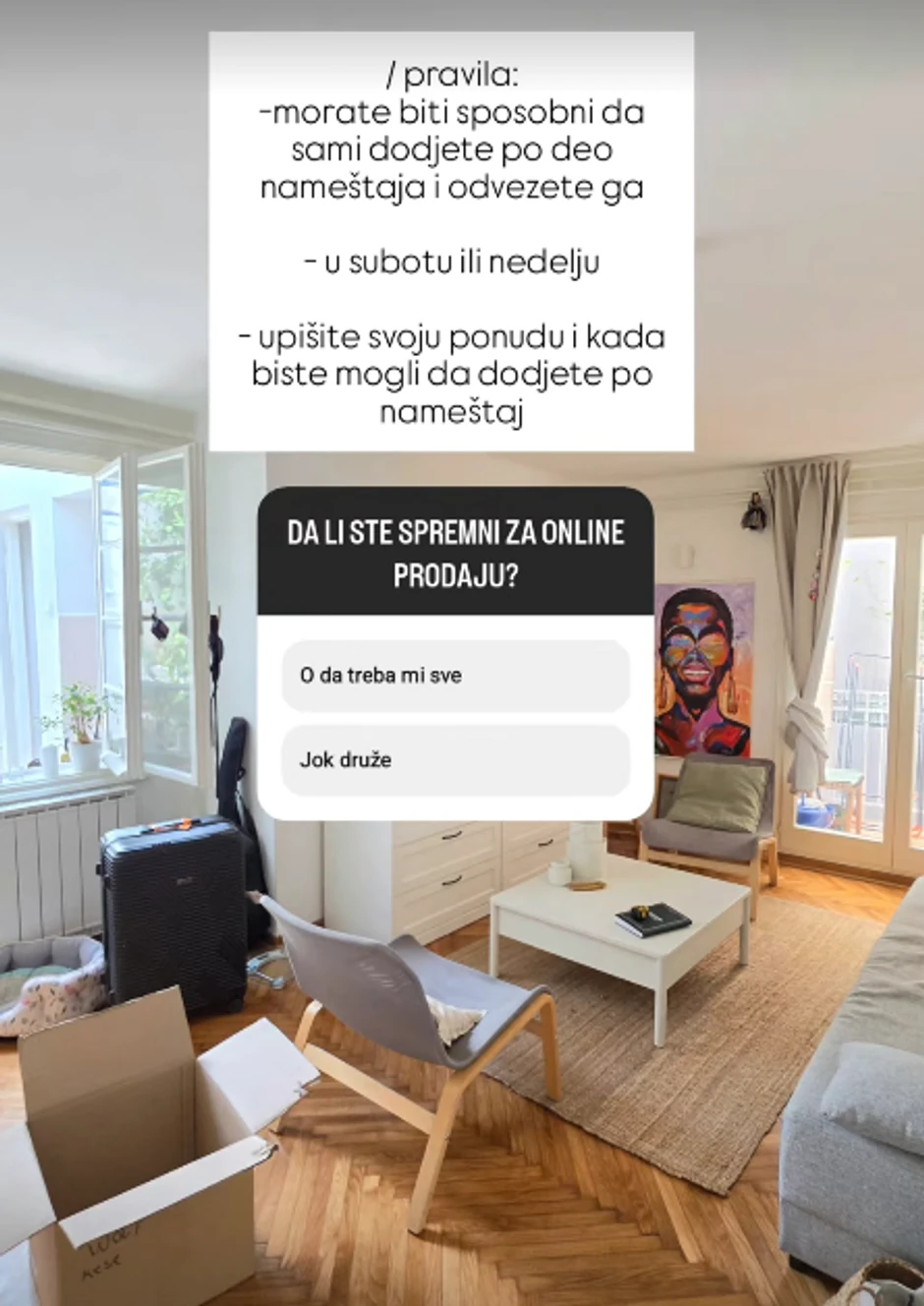 Slaven Došlo prodaje stvari iz stana