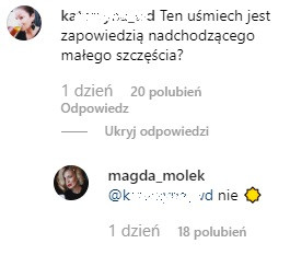 Magda Mołek na Instagramie