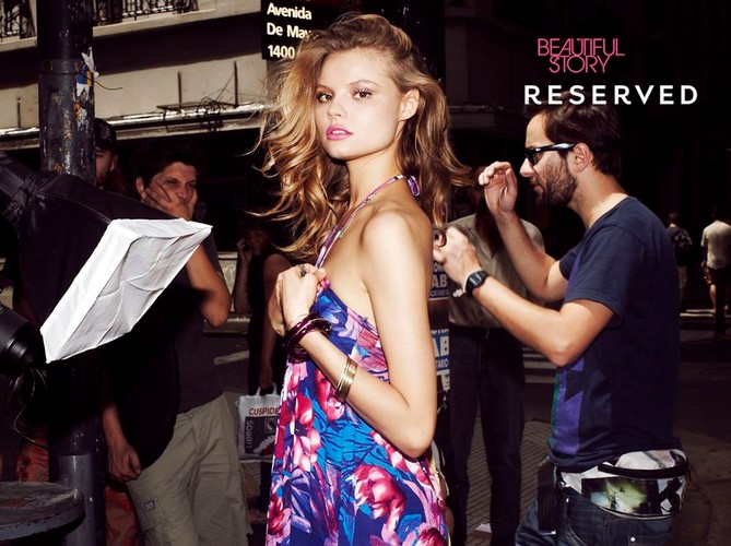 Magdalena Frąckowiak w scenerii Buenos Aires - kulisy kampanii Reserved na wiosnę-lato 2011