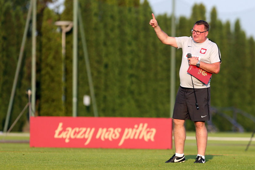 Pilka nozna. Reprezentacja Polski U21. Trening. 11.06.2019