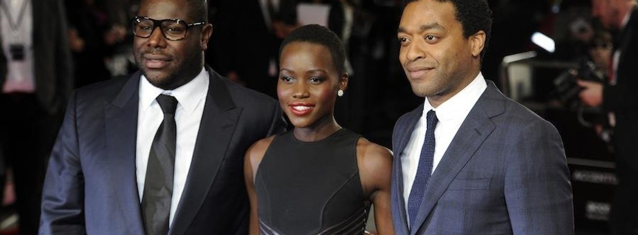 Steve McQueen  Lupita Nyong'o  Chiwetel Ejiofor złote globy