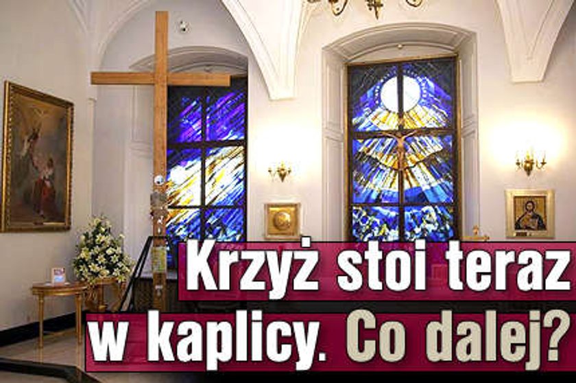 Krzyż stoi w kaplicy. Co dalej?