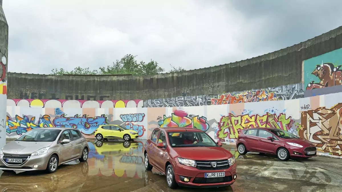 Dacia Sandero kontra Fiesta, Peugeot 208 i Clio: tanio i dobrze: czy to możliwe?