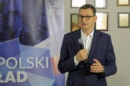 Mateusz Morawiecki promuje Polski Ład  