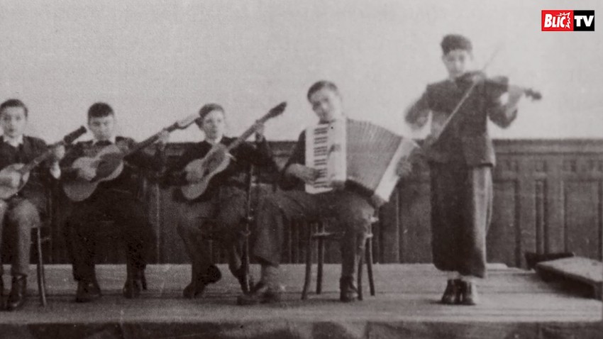 Aleksandar Kerenji u mladosti