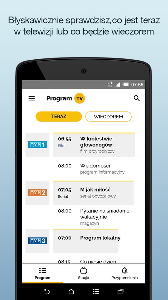 Nowa aplikacja Onet Program TV - pobierz już teraz ze sklepów Google Play i AppStore