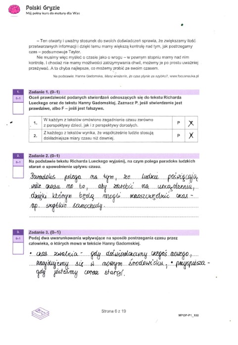 Matura 2024. Język polski - poziom podstawowy [ARKUSZE CKE i ODPOWIEDZI]