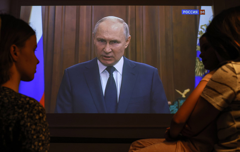 Władimir Putin przemawia do narodu po buncie Prigożyna
