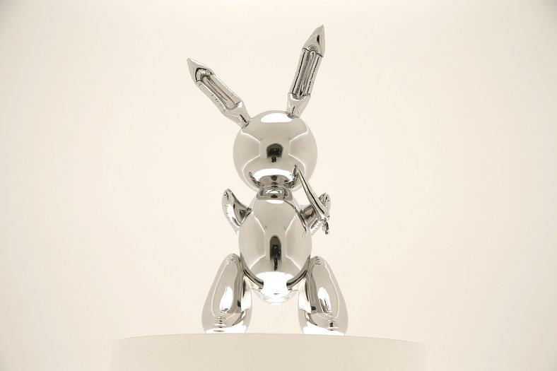Rzeźba Jeffa Koonsa, "Rabbit"