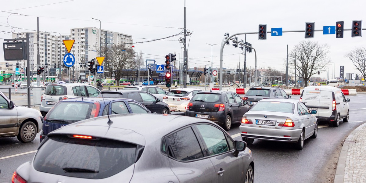 Harmonogram pracy na rondzie Rataje został tak ułożony, aby remont był jak najmniej uciążliwy dla poznaniaków.