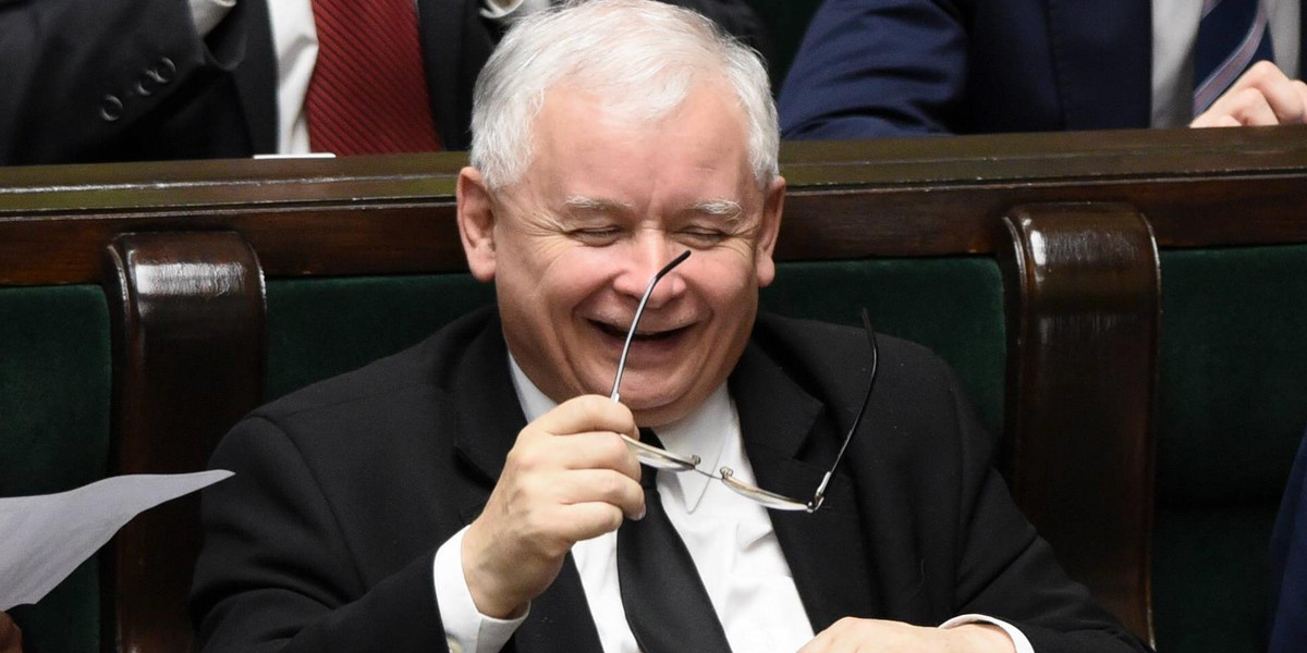 Kaczyński żartem o Unii nie błysnął 