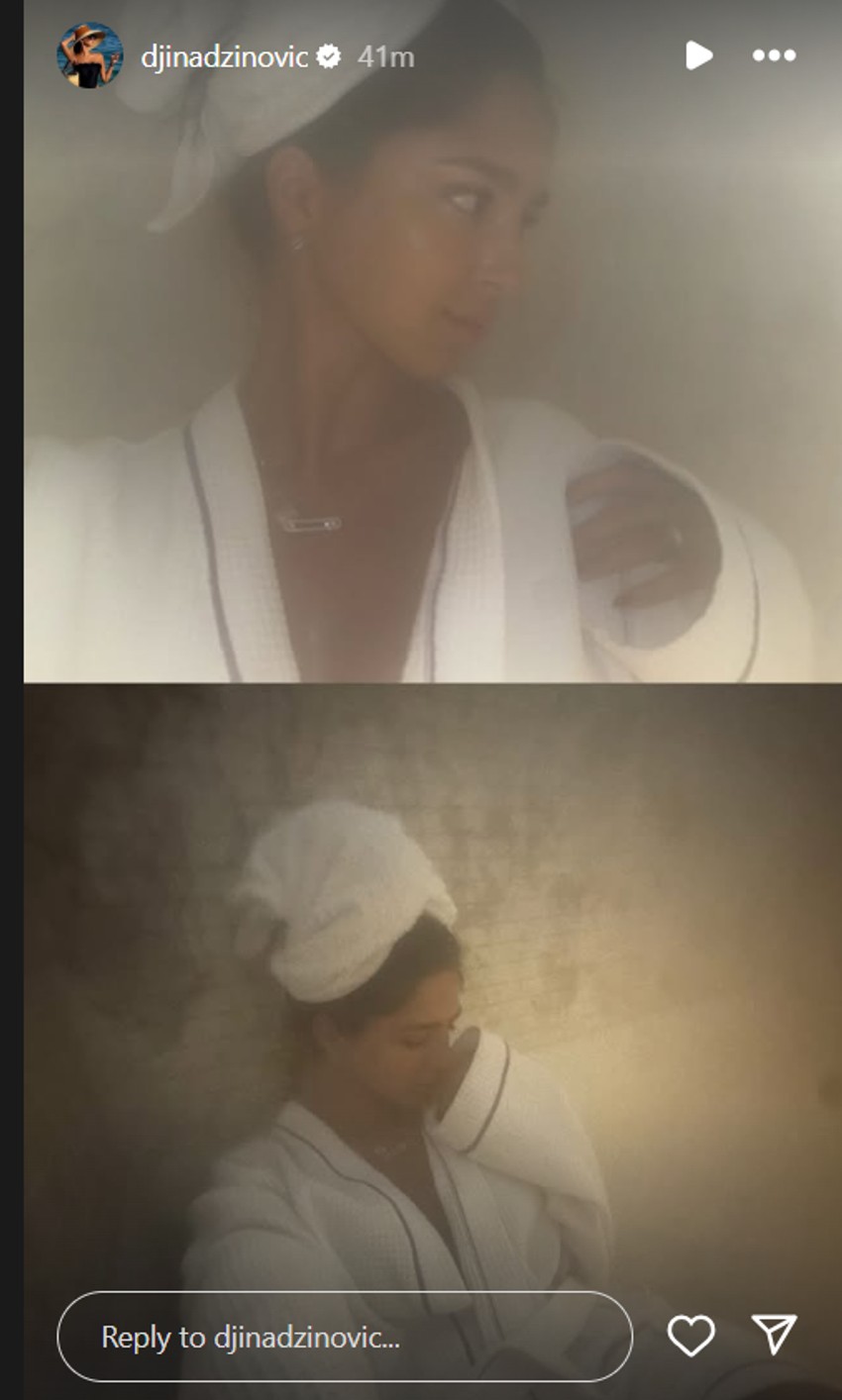 Đina Džinović u spa centru