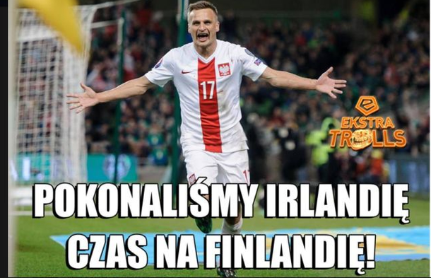 Polska - Irlandia [MEMY] na Narodowym 