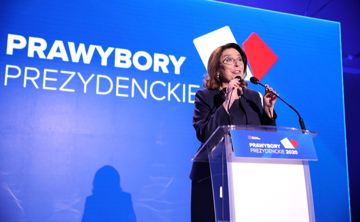 Małgorzata Kidawa-Błońska na konwencji Krajowej PO