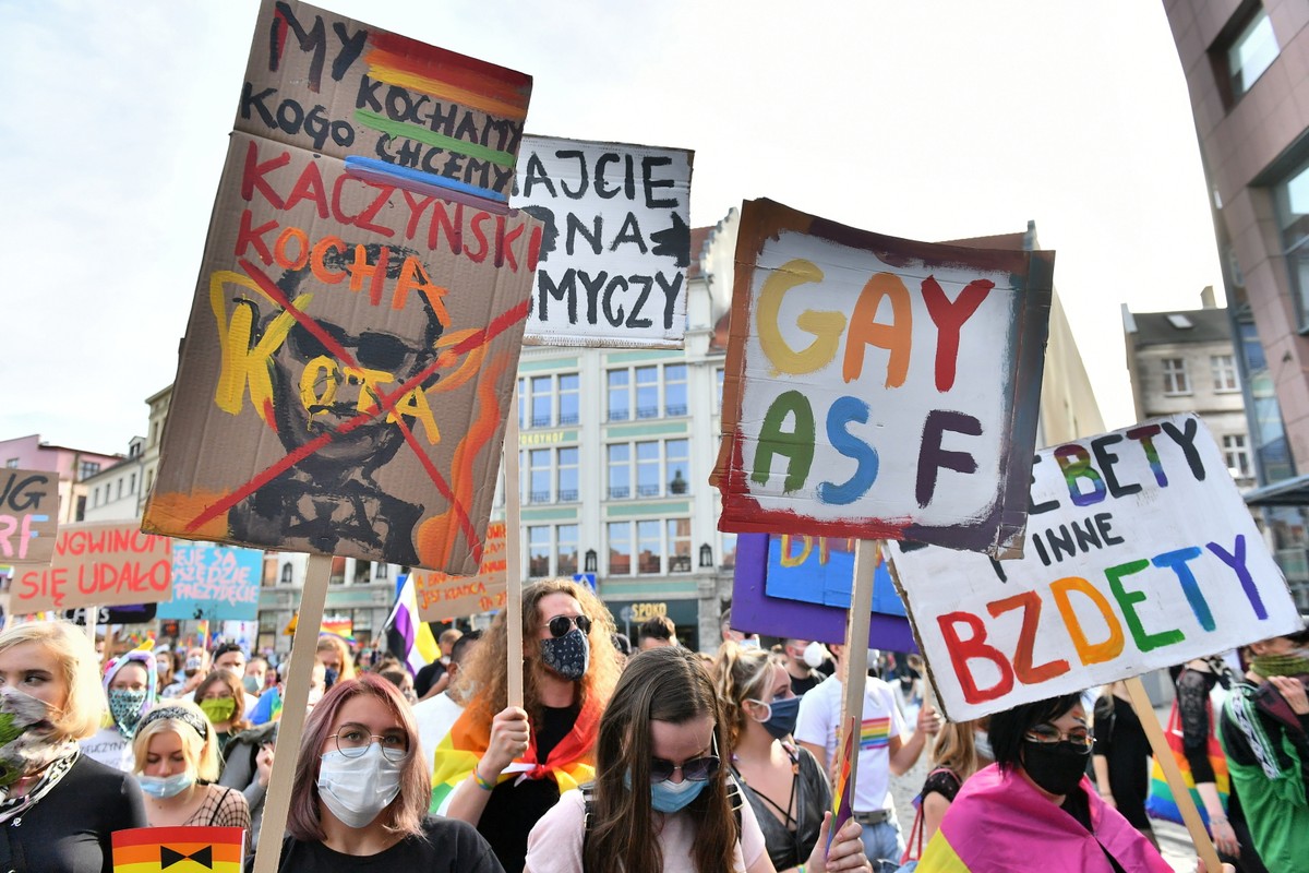 Uczestnicy 12. Wrocławskiego Marszu Równości