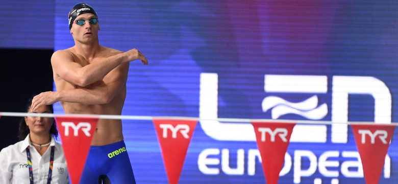 ME w pływaniu: Radosław Kawęcki ze srebrnym medalem na 200 m stylem grzbietowym
