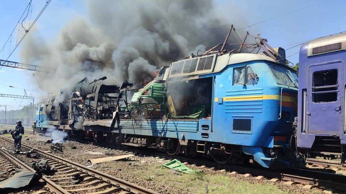 Ruski napad na voz u Zaporožju