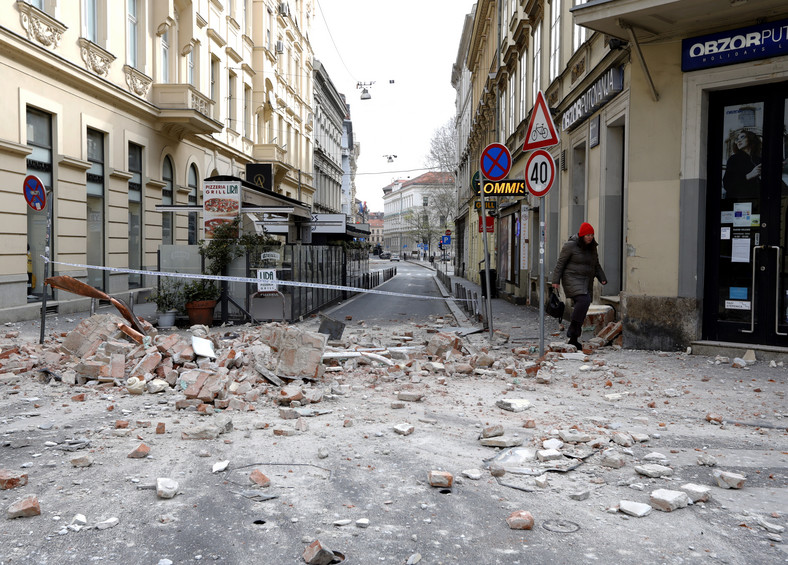 Chorwacja trzęsienie ziemi. Wiele zniszczeń w Zagrzebiu