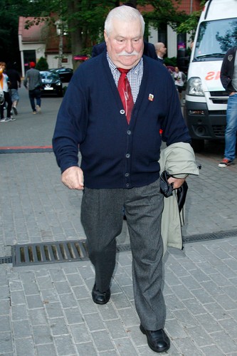 Lech i Danuta Wałęsowie na festiwalu w Sopocie