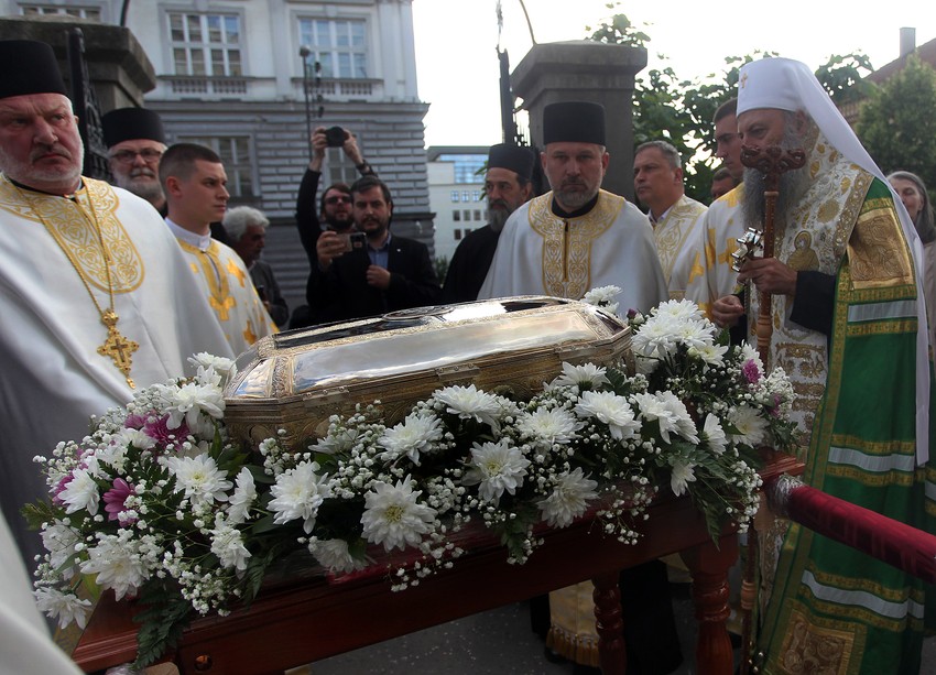 doček moštiju Svetog Save