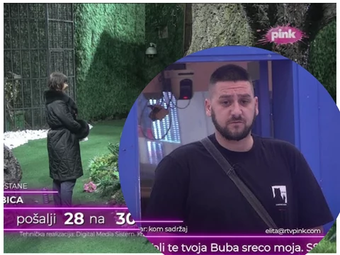 Miljana Kulić i Lazar Čolić Zola (Foto: Screenshot TV Pink)