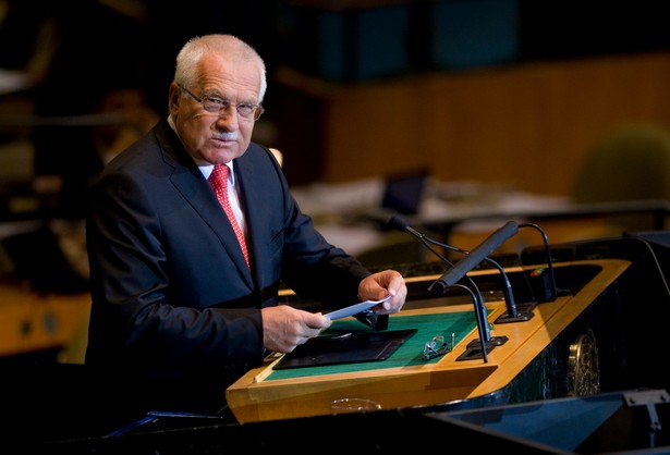 Vaclav Klaus, prezydent Czech, Fot. Scott Eells, Bloomberg