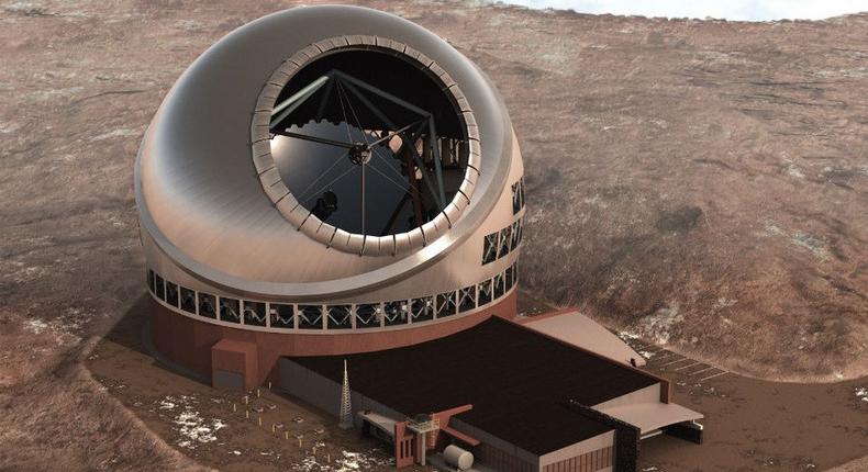 The Thirty Meter Telescope.
