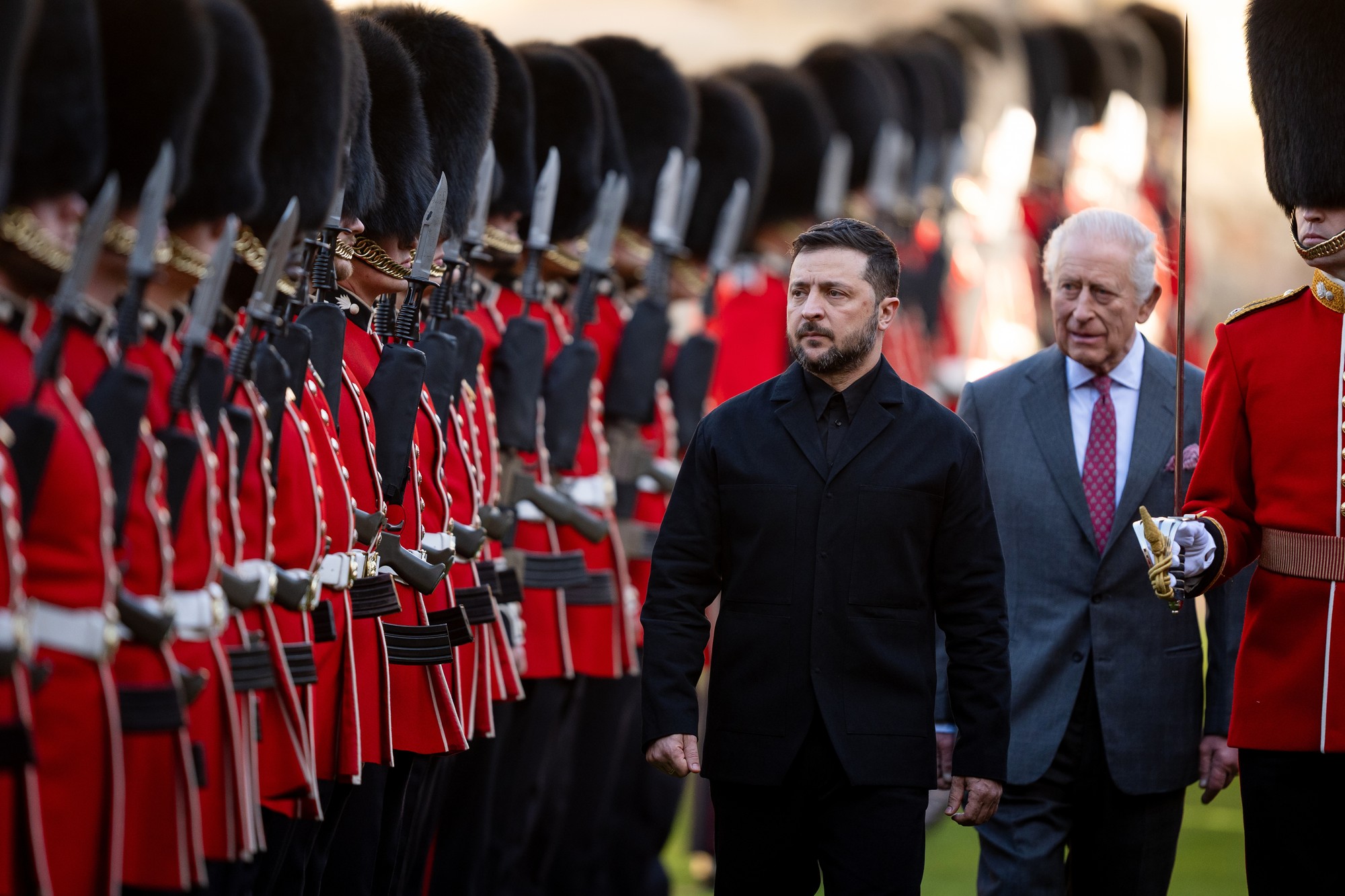 Kráľ Karol III. prijal vo Windsore ukrajinského prezidenta Zelenského.