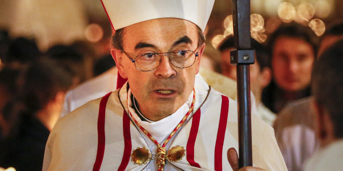 Kardynał Philippe Barbarin oskarżony jest o ukrywanie nadużyć seksualnych swoich podwładnych