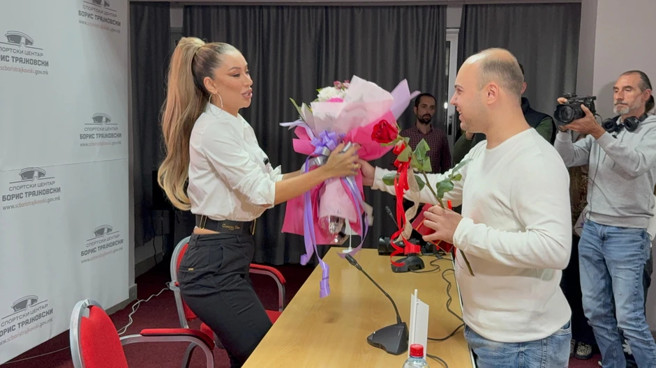 Tea Tairović pred koncert u Skoplju