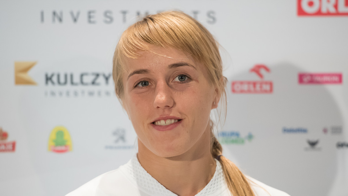 Polka w 1/8 finału pokonała Sumiya Erdenechimeg z Mongolii.