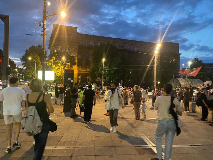 Protest Vukov spomenik