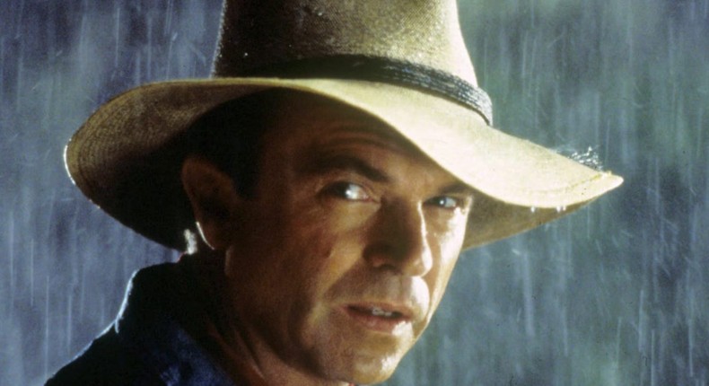 Sam Neill in Jurassic Park.AMBLIN/UNIVERSAL/KOBAL