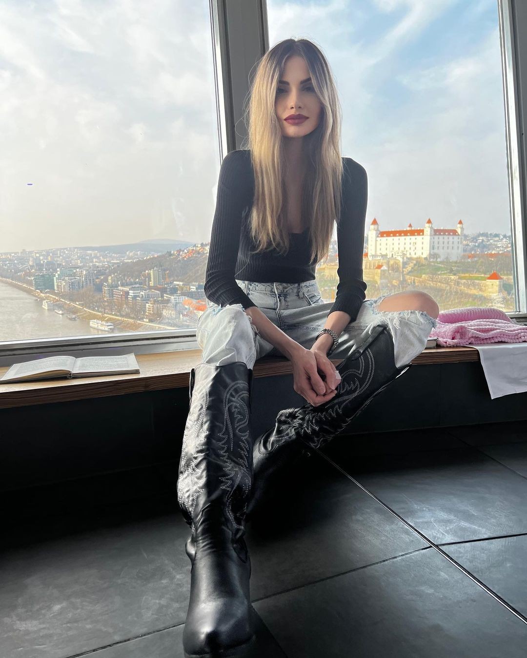 Partnerka Maria Cimmara Bronislava Gregušová.