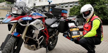 Motoambulans na ulicach Sopotu! Jest szybszy od karetki!