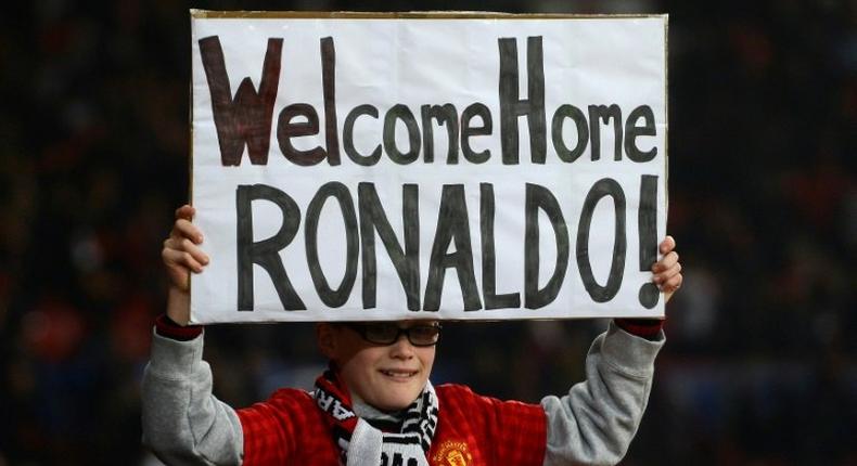 Cristiano Ronaldo got a hero's welcome when he returned to Old Trafford with Real Madrid in 2013