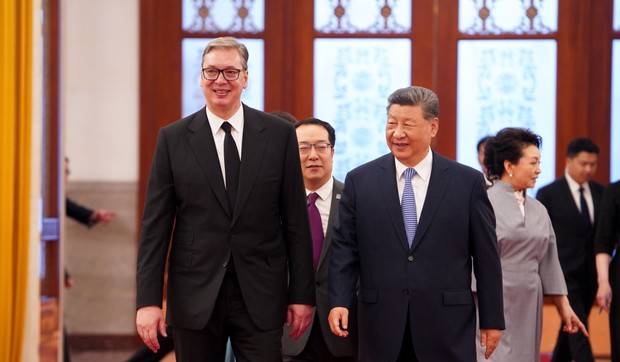 Aleksandar Vučić i Si Đinping