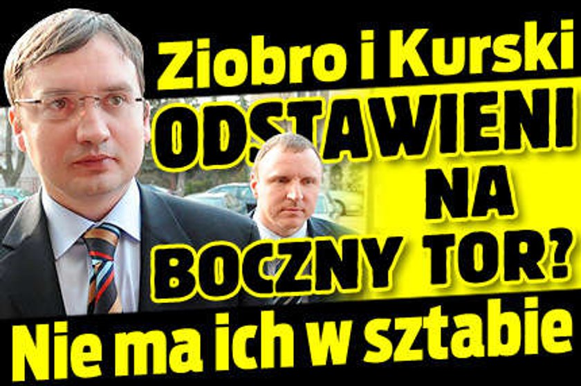 Ziobro i Kurski odstawieni na boczny tor? Są poza sztabem!