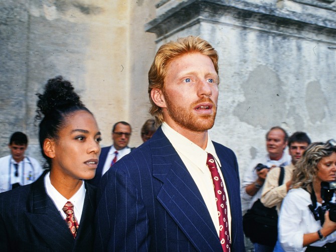 Boris Beker i Barbara Feltus