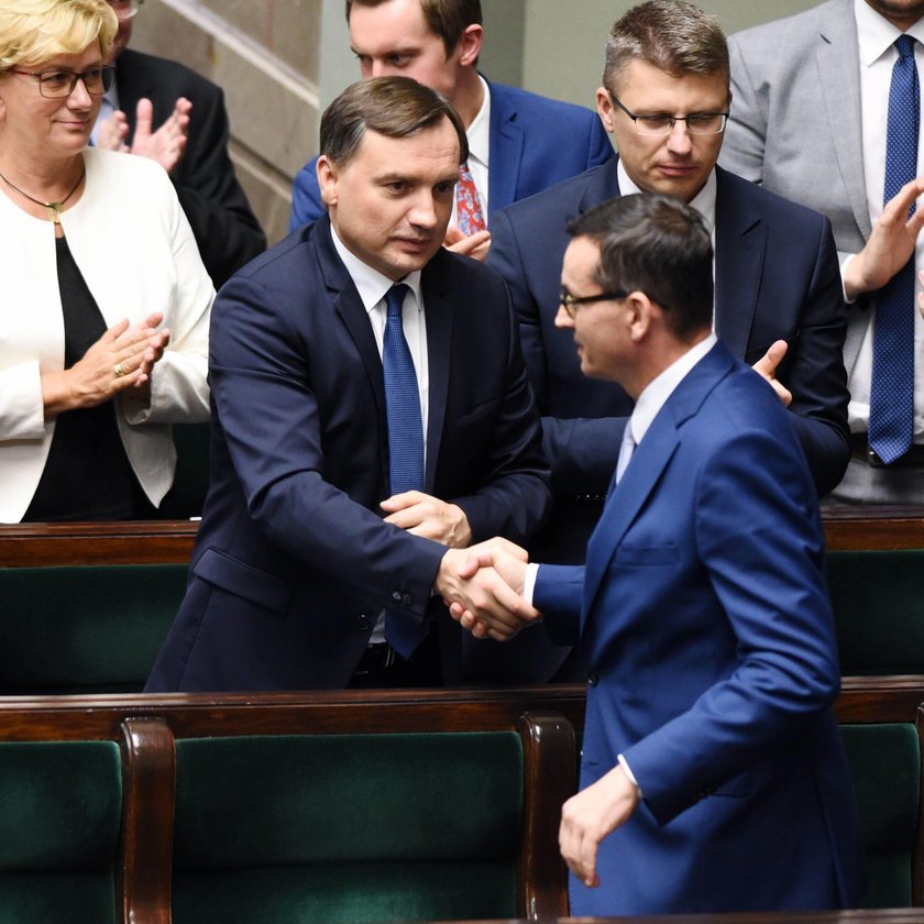 Zbigniew Ziobro i Mateusz Morawiecki