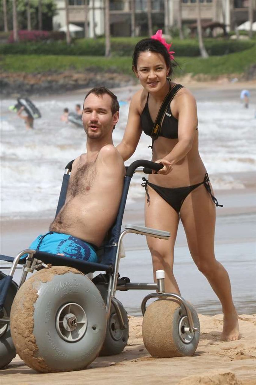 Nick Vujicic w podróży poślubnej