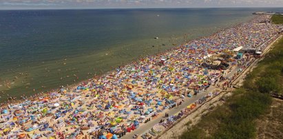 Oblężenie plaży w Władysławowie