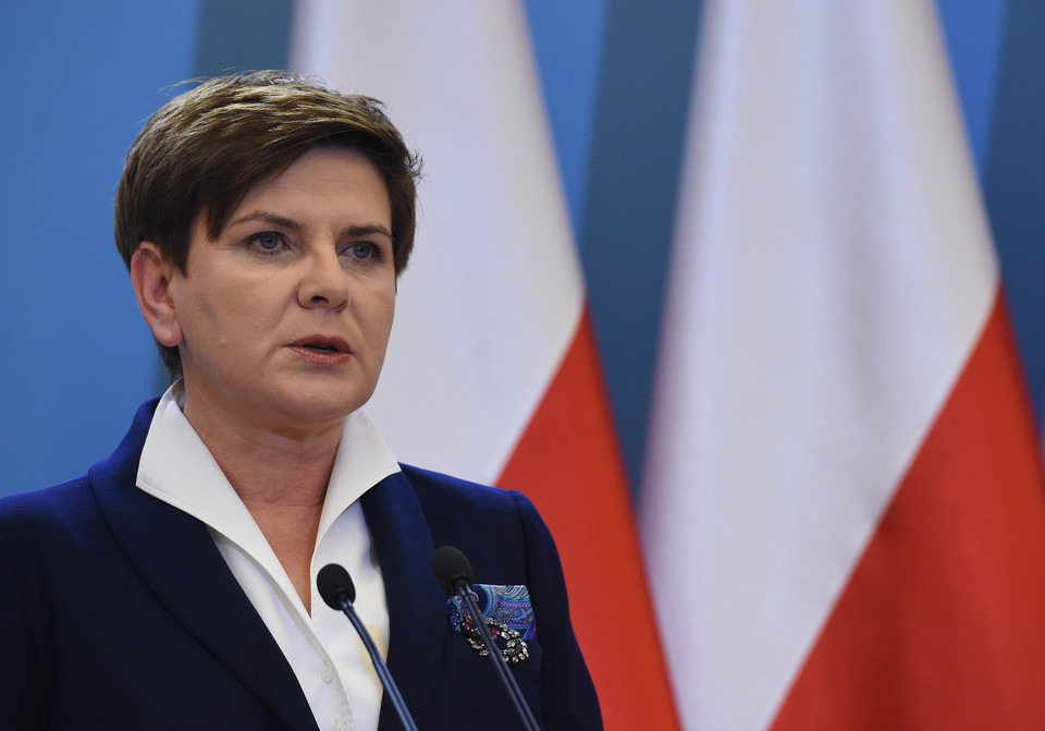 WARSZAWA PREMIER SZYDŁO KONFERENCJA PORWANI MARYNARZE (Beata Szydło)