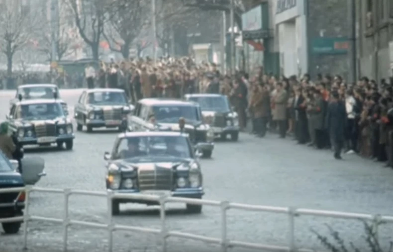 Dolazak ka Terazijskom tunelu 1970.