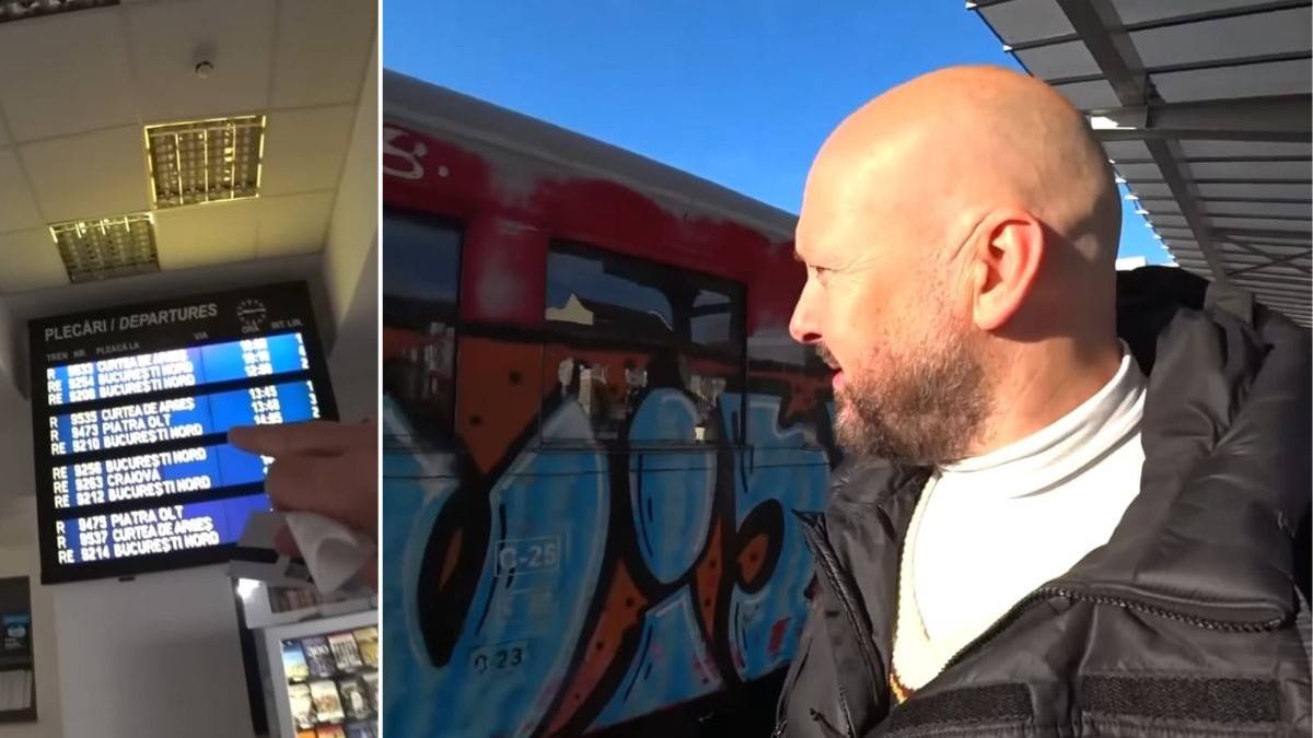 Un britanic a pornit pe urmele lui Vlad Țepeș cu trenul prin România și a plătit mai puțin de doi euro pe un bilet: „Nici măcar nu știu unde sunt”