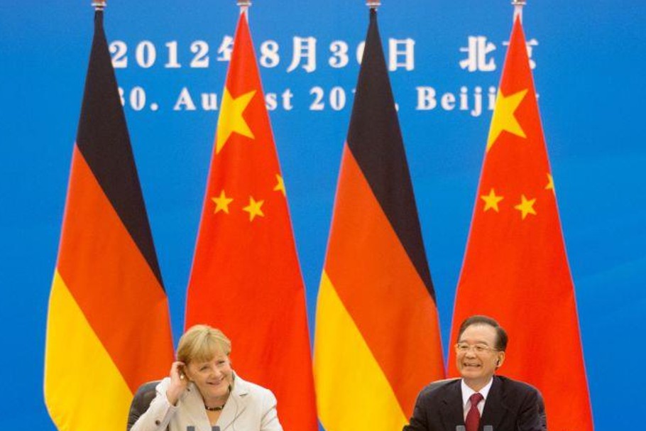 merkel wen chiny