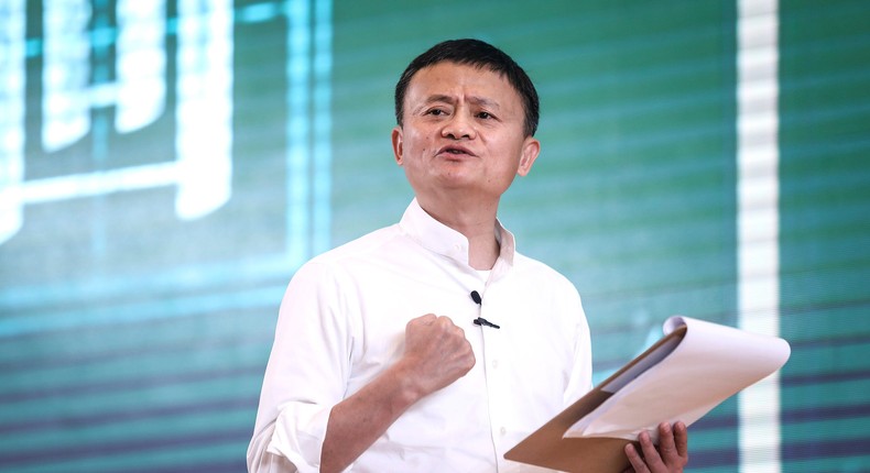 Jack Ma, cofounder of tech giant Alibaba.Wang HE/Getty Images