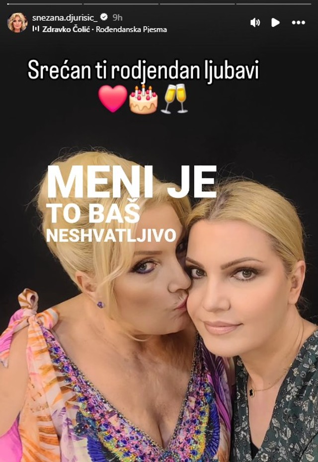 Snežana Đurišić i Maja Živković (Foto: Instagram/snezana.djurisic_)