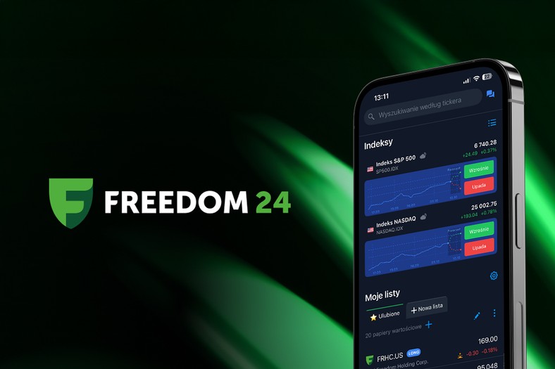 Inwestowanie w złotówkach w Ameryce, Europie i Azji przez Freedom24